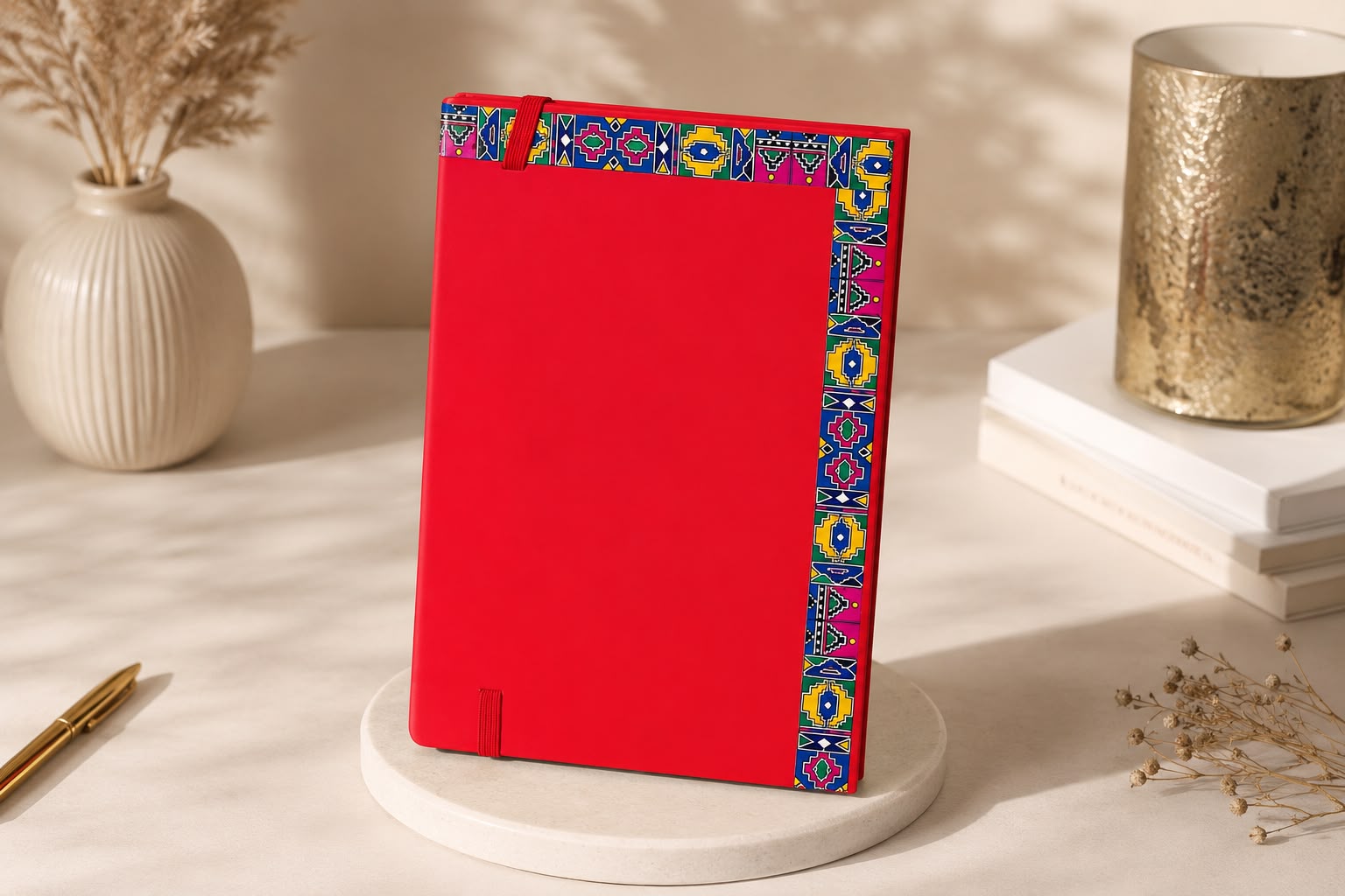 The Heritage Notebook - A5 Ndebele Motif Journal